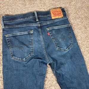 Levis 514 Straight Fit Mens Jeans 32x32 (Fits 32x30) Medium Dark Wash Blue